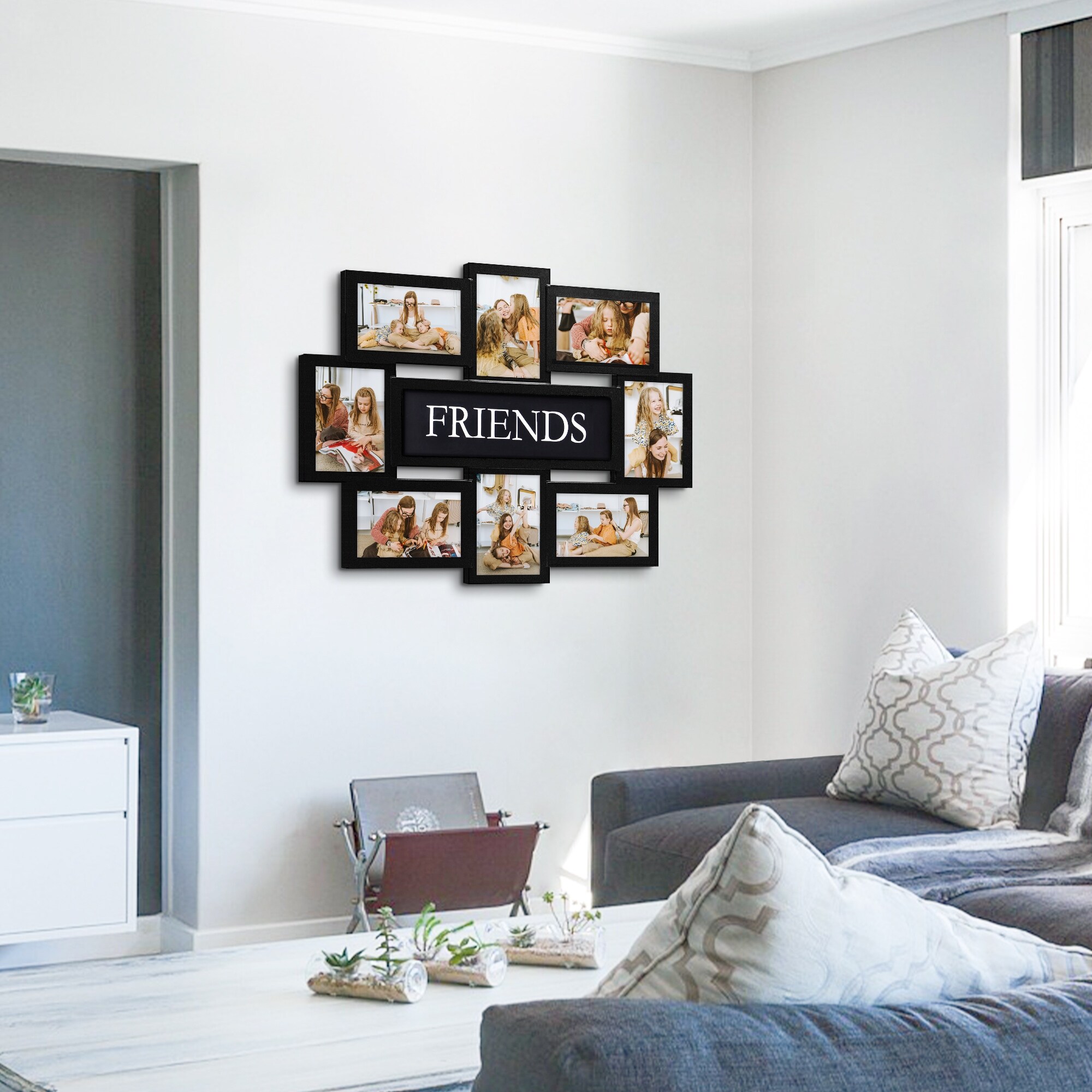 HELLO LAURA 12 Opening Decorative Wall Hanging Collage Puzzle